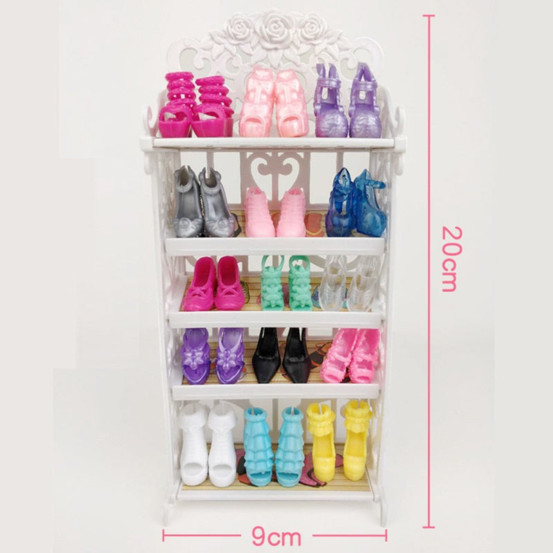 Doll Creative Shoe Rack Assembly Storage Shoe Cabinet