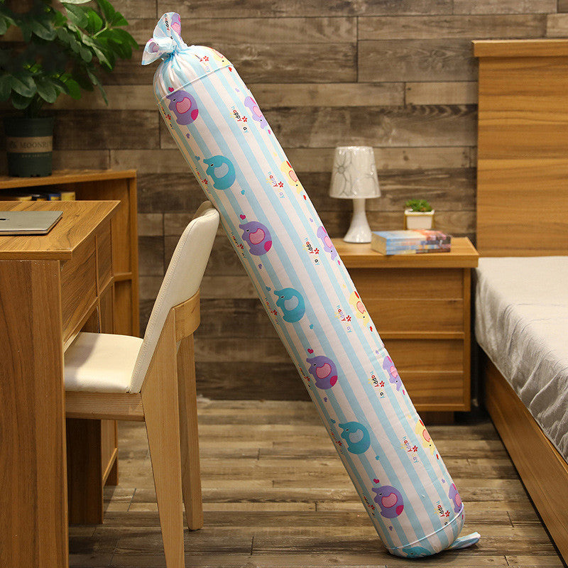 Cartoon Side Sleeping Long Bed With Pillow