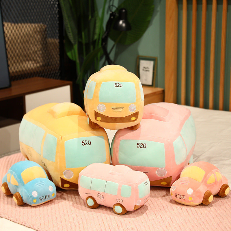 Plush Toy Children Color Car Doll Soft