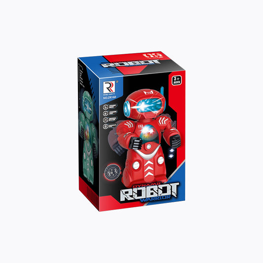 Steel Robot Light Music Children Boy Toy