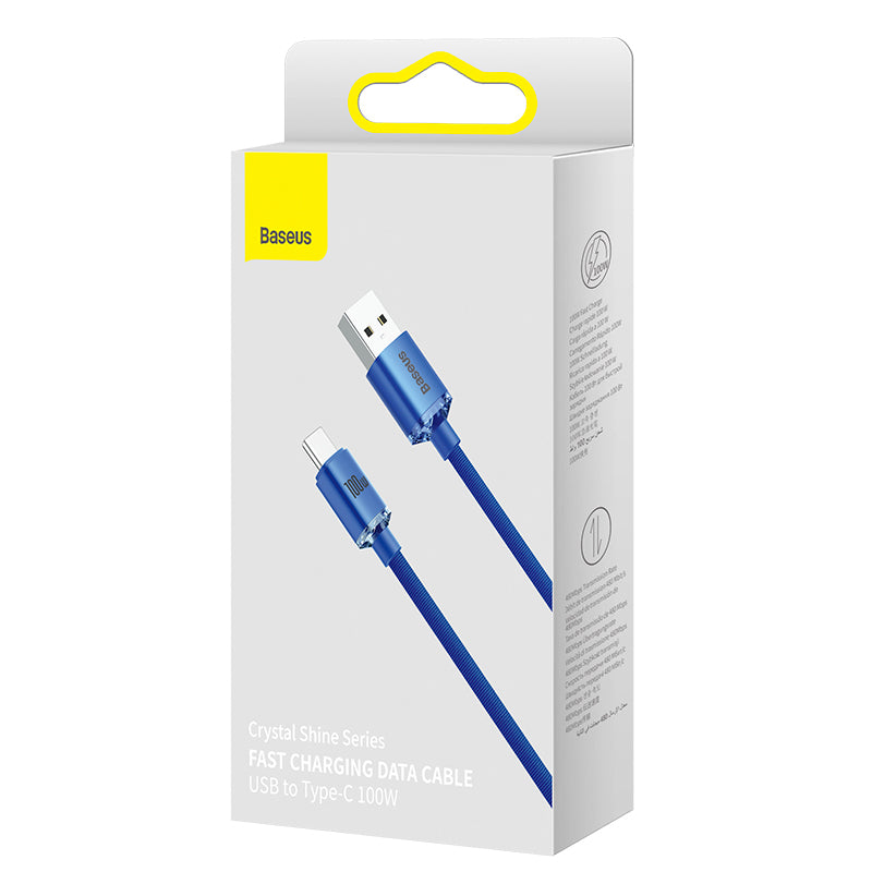 Crystal Shine Series Fast Charging Data Cable USB To Type C