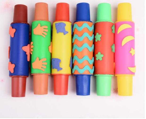 Children's Painting Sponge Seal Roller Graffiti Tool