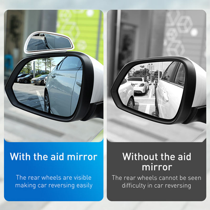 Car Reversing Auxiliary Mirror 360-degree Rain And Fog Protection