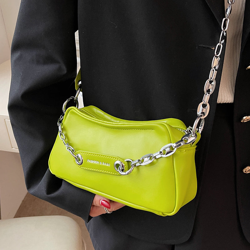 Women's Small Handbags PU Leather Shoulder Bags For Women Trended Lady Crossbody Bag 2022 Summer Fashion Luxury Design Brand