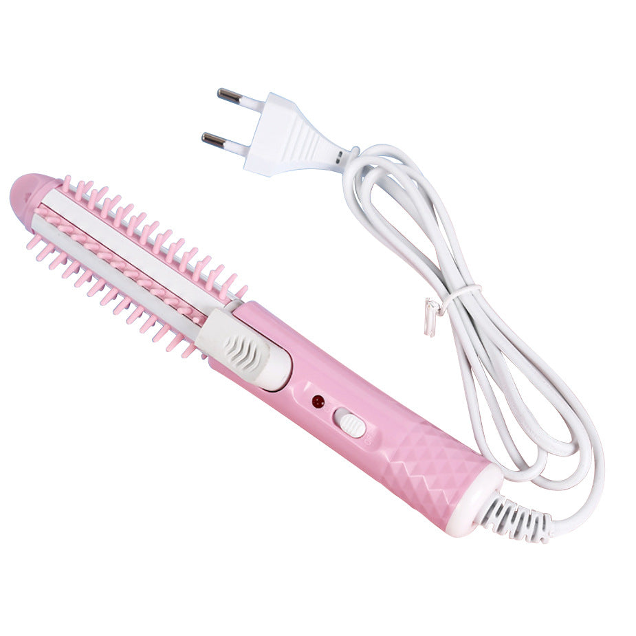 Mini 2 In 1 Electric Hair Curler Roller Curling Iron Brush