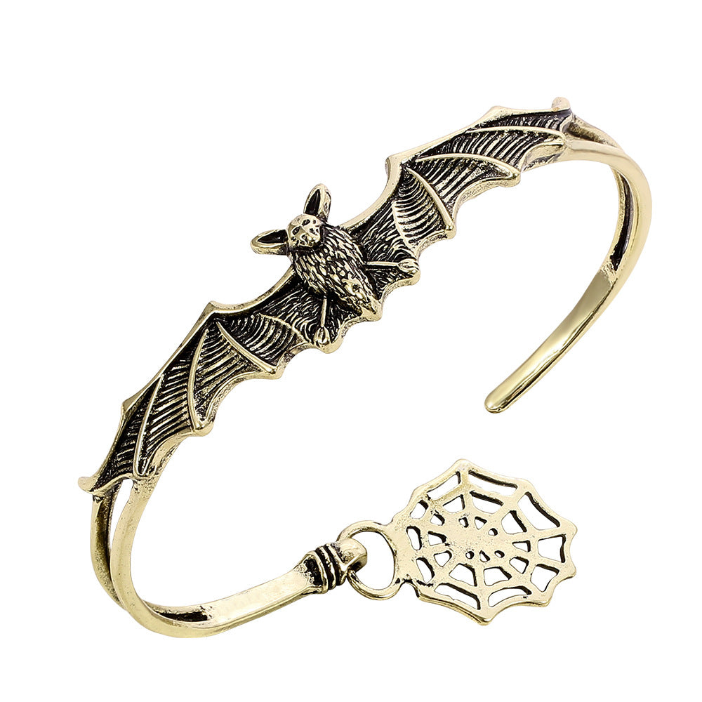 Europe And America Halloween Bat Spider Web Bracelet