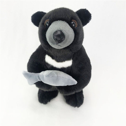 Simulation Black Bear Plush Toy Children's Doll Gift Rag Doll