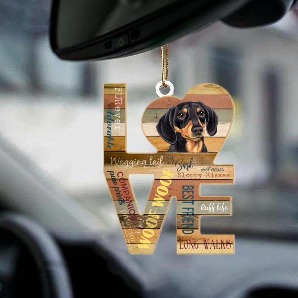 Car Pendant Sleeping Dog Angel Home Decor Acrylic Showcase Hanging Ornaments For Doors