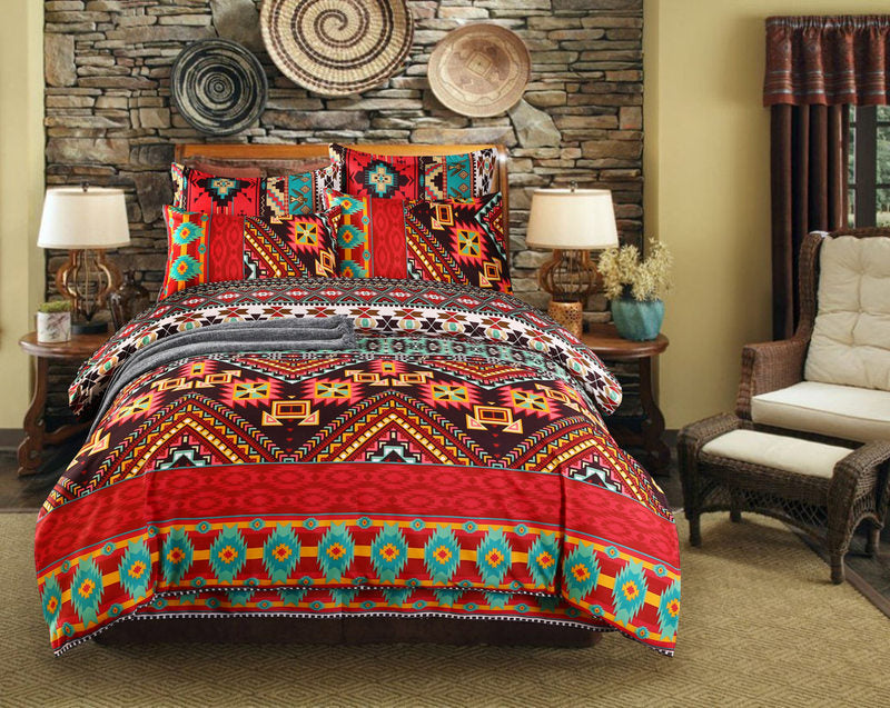 Bohemian Bedding Four-piece Set Of Ethni