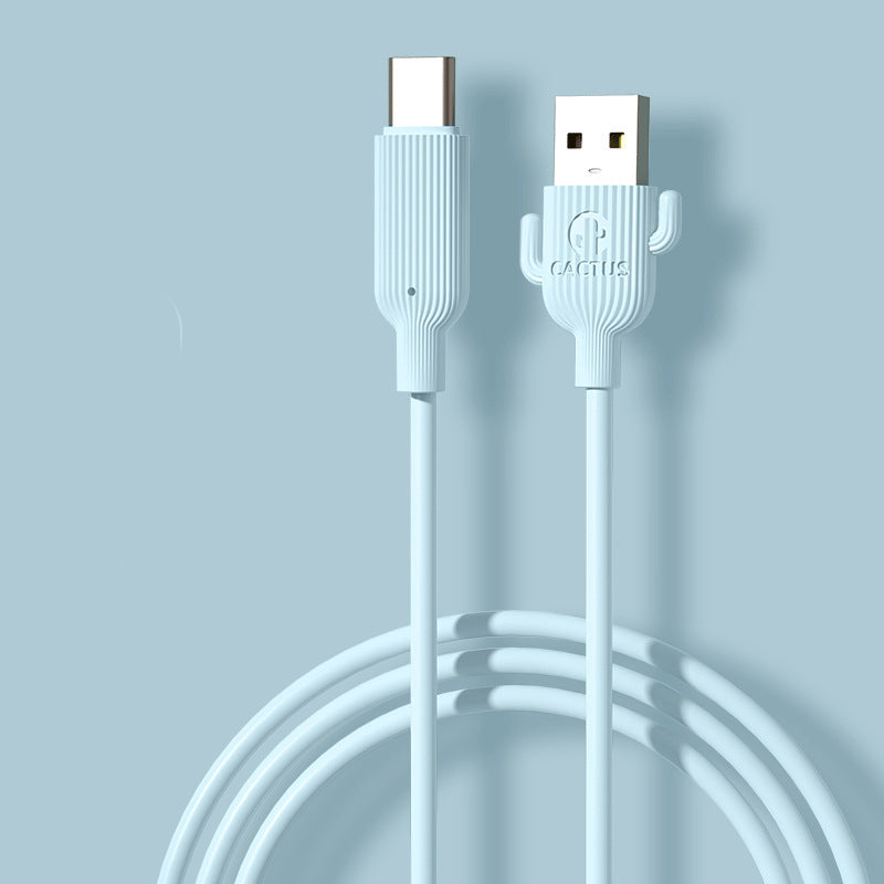 Compatible with Apple , Creative And Simple Liquid Silicone Data Cable