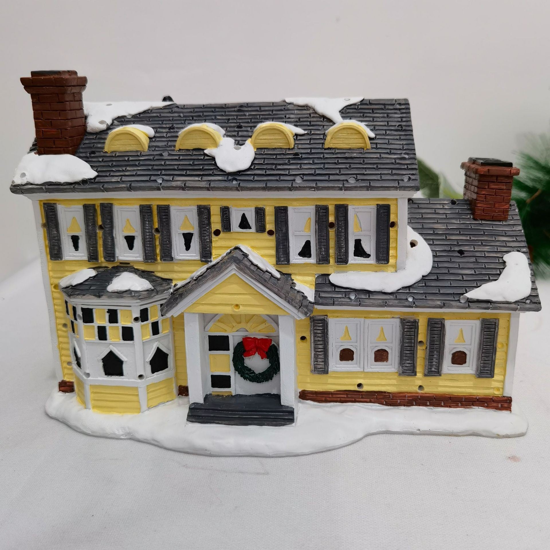 Christmas Holiday Architectural Statue Resin Study Desk Decoration