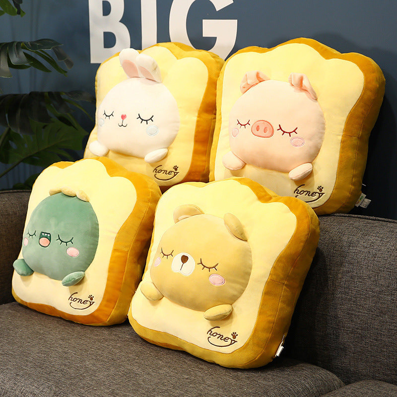 Toast Bread Pillow Cushion Sofa