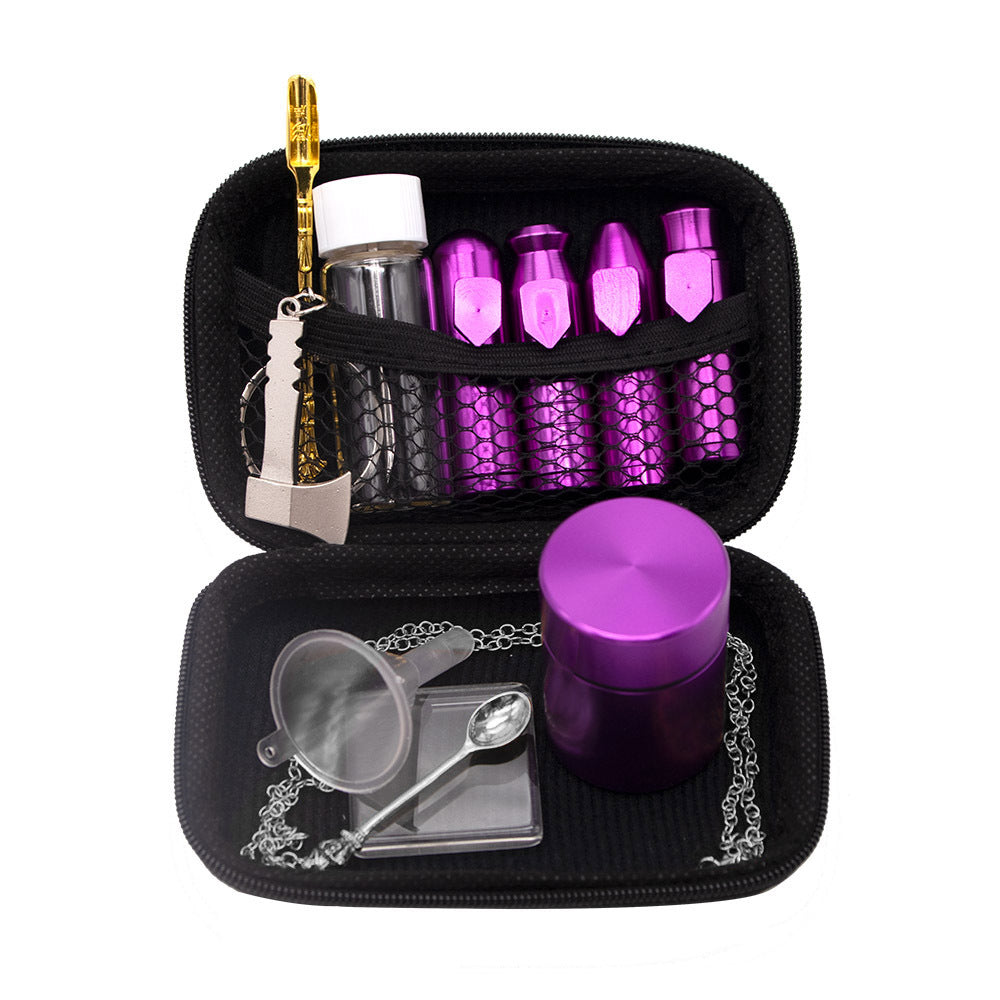 Mini Pipe And Metal Spoon Storage Tank Set