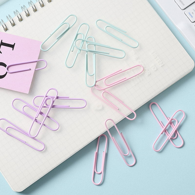 Macaron Color Paper Clip Creative Office Products