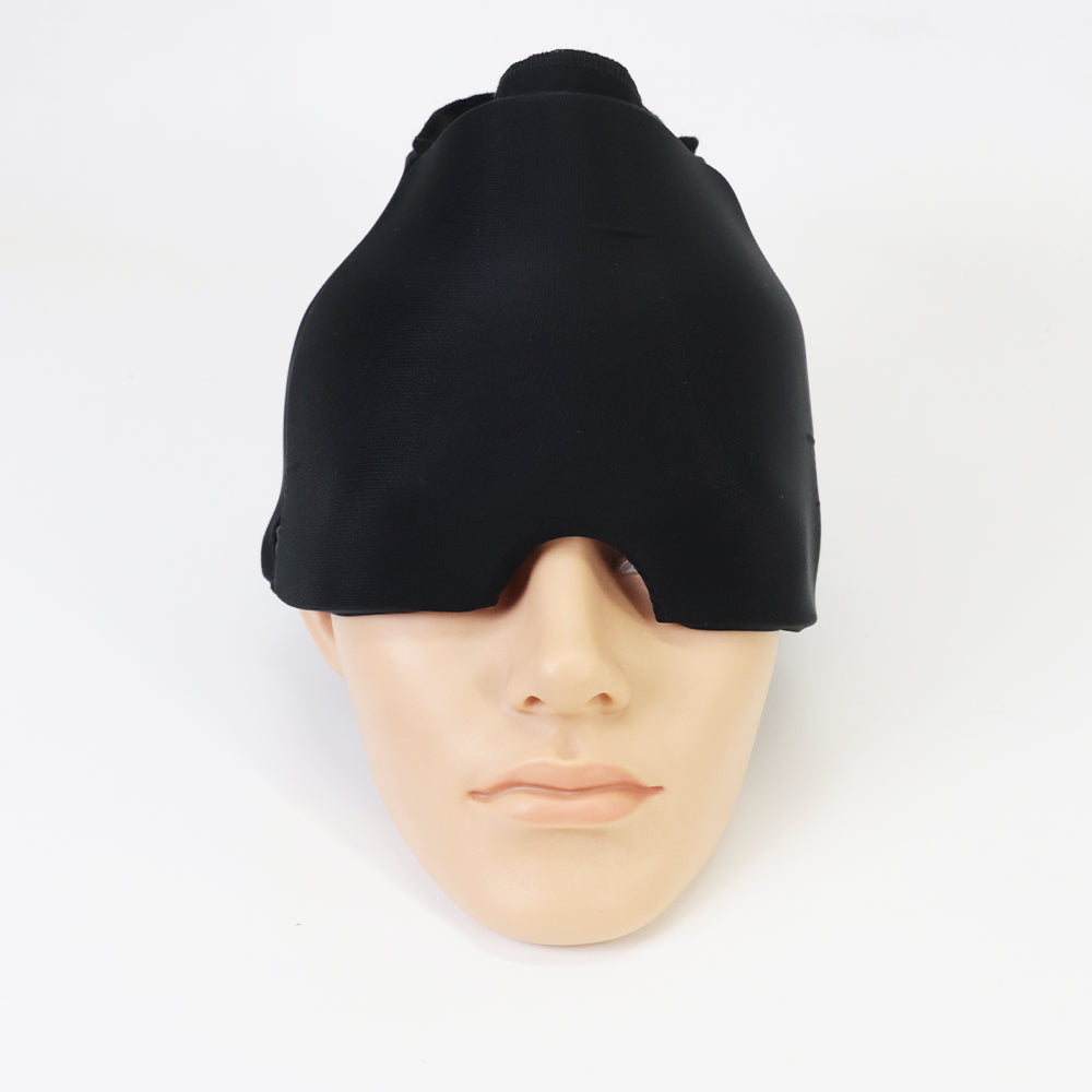 Migraine Relief Hat Cold Therapy Cap Migraine Relief Products Comfortable Head Wrap Ice Pack Eye Mask For Puffy Eyes