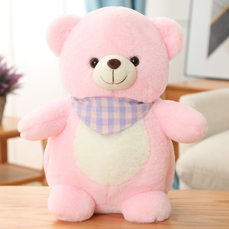 Cute Scarf Teddy Bear Warm Hands In Winter