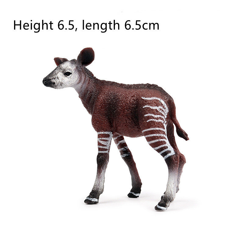 Children's Cognitive Simulation Static Solid Wild Animal Model