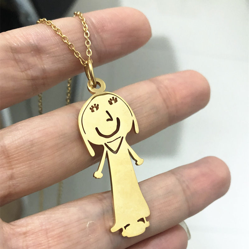 Custom Children's Painting Necklace