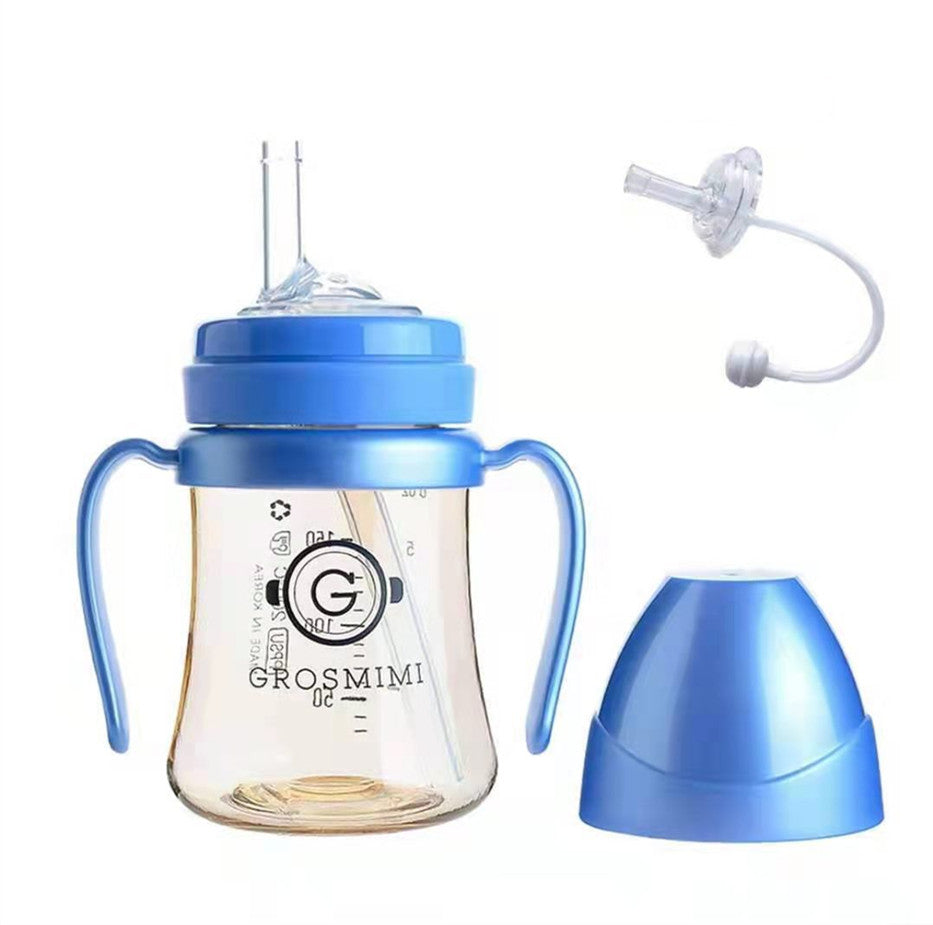 Grosmimi's New Grosmimi Korean Drinking Straw Cup PPSU Environmental Protection Leak-proof And Choking 300ml