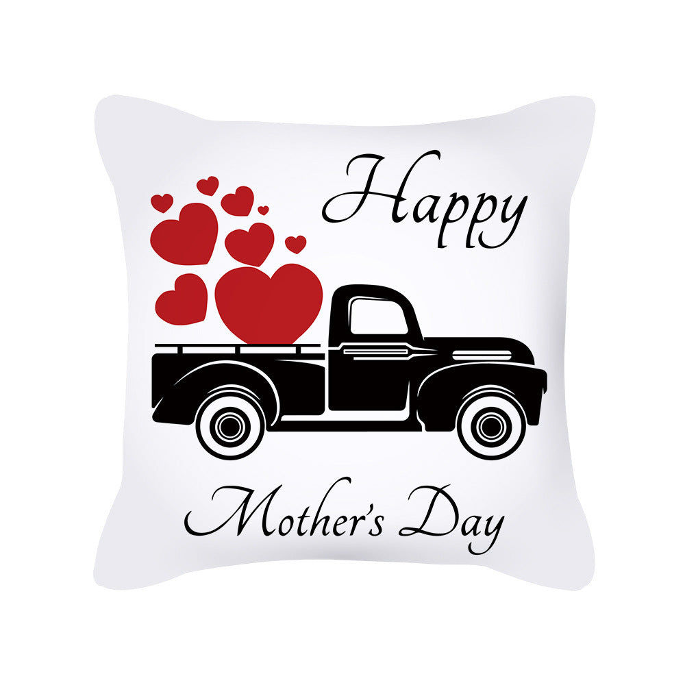 Mother's Day Pillowcase Nordic Heart Peachy