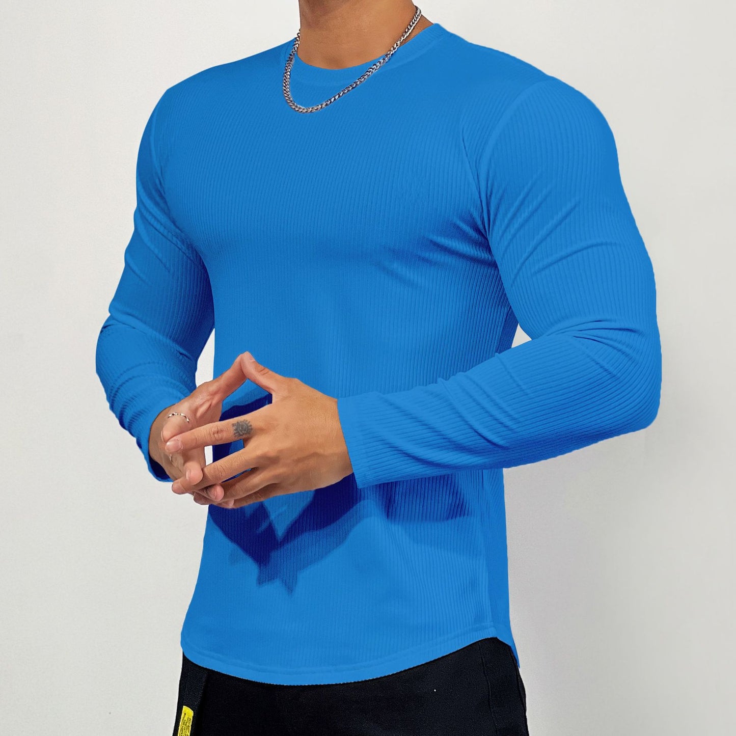 Fitness Muscle Men's Training Long Sleeve T-Shirt