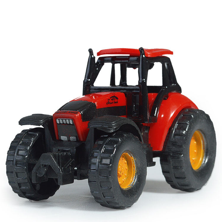 Plastic Simulation Mini Alloy Farmer Sliding Children's Toy Car