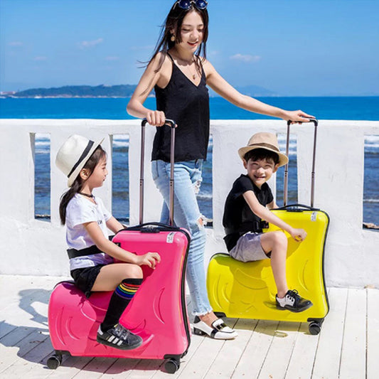 Children's Riding Suitcase Trolley Case