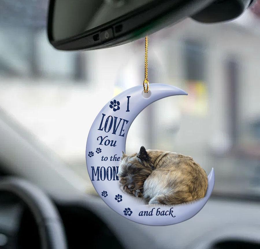 Car Pendant Sleeping Dog Angel Home Decor Acrylic Showcase Hanging Ornaments For Doors