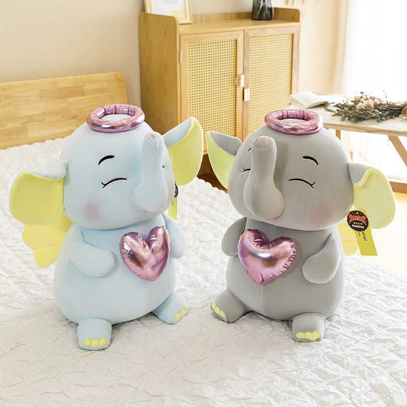 Down Cotton Cartoon Baby Elephant Plush Toy Doll