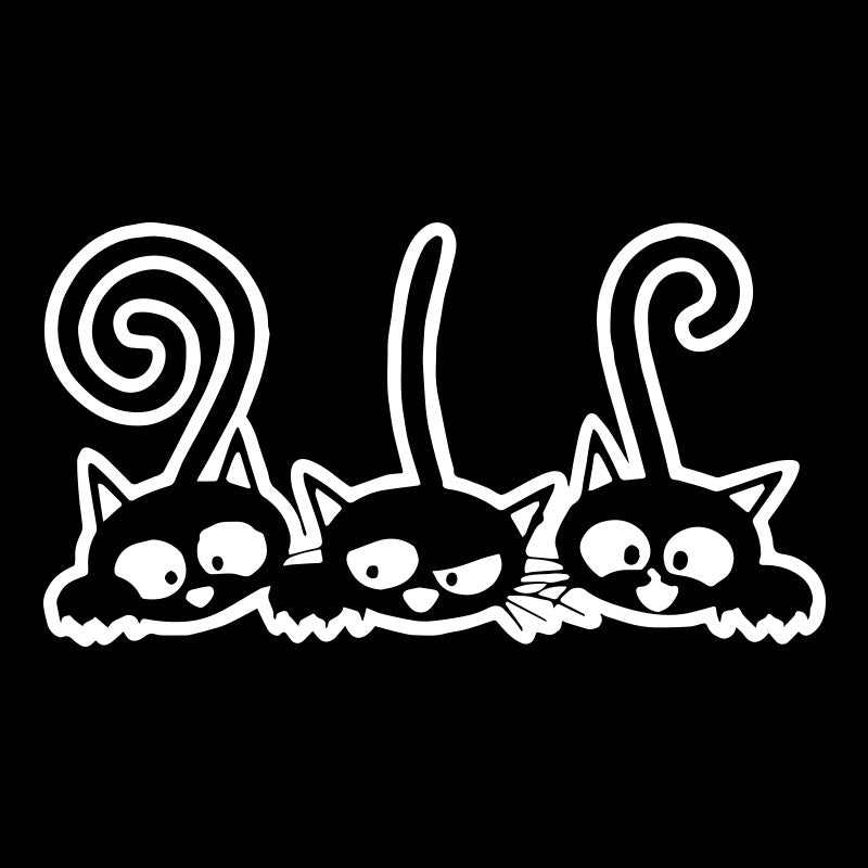 Cat Car Sticker Personality Cute Decoration