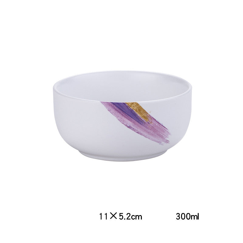 Creative Nordic Personality Simple Ceramic Western Food Bowl