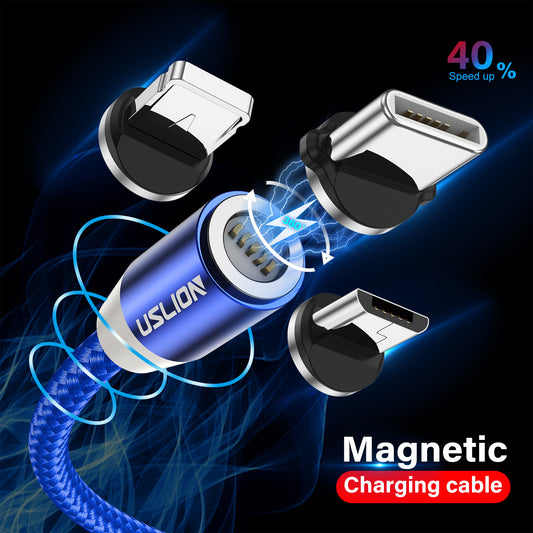 Fast Charging Data Cable Magnetic Three-in-one