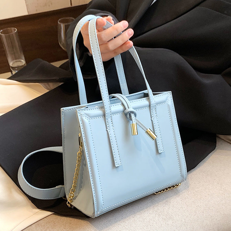 Office Women's Small PU Leather Handbags Designer Luxury Brand Shoulder Bags 2022 Summer Lady Totes Crossbody Bag With Wide Belt