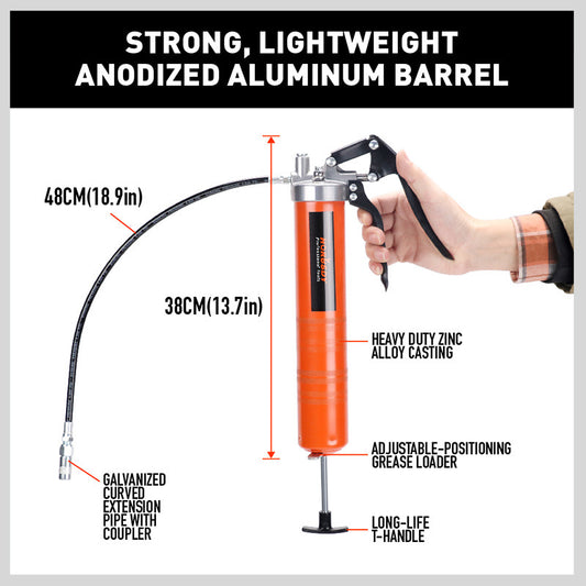 Transparent Grease Gun Self-priming Barrel