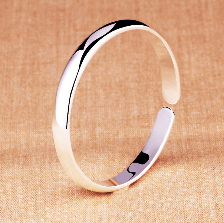 Women's Eco-Friendly Copper Plating Silver Bracelet