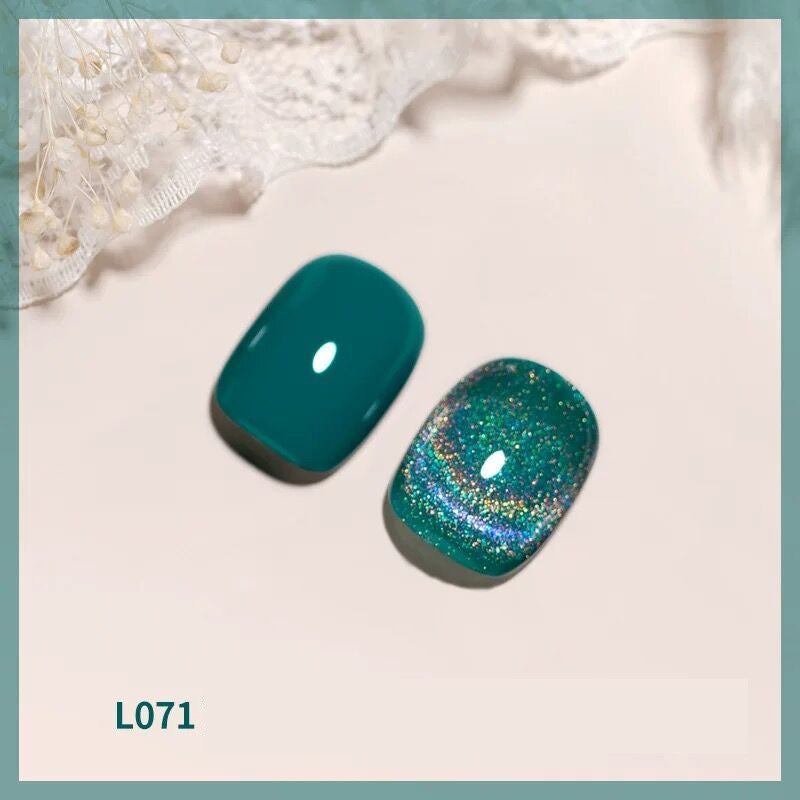 Colorful Laser Cat Eye Nail Polish