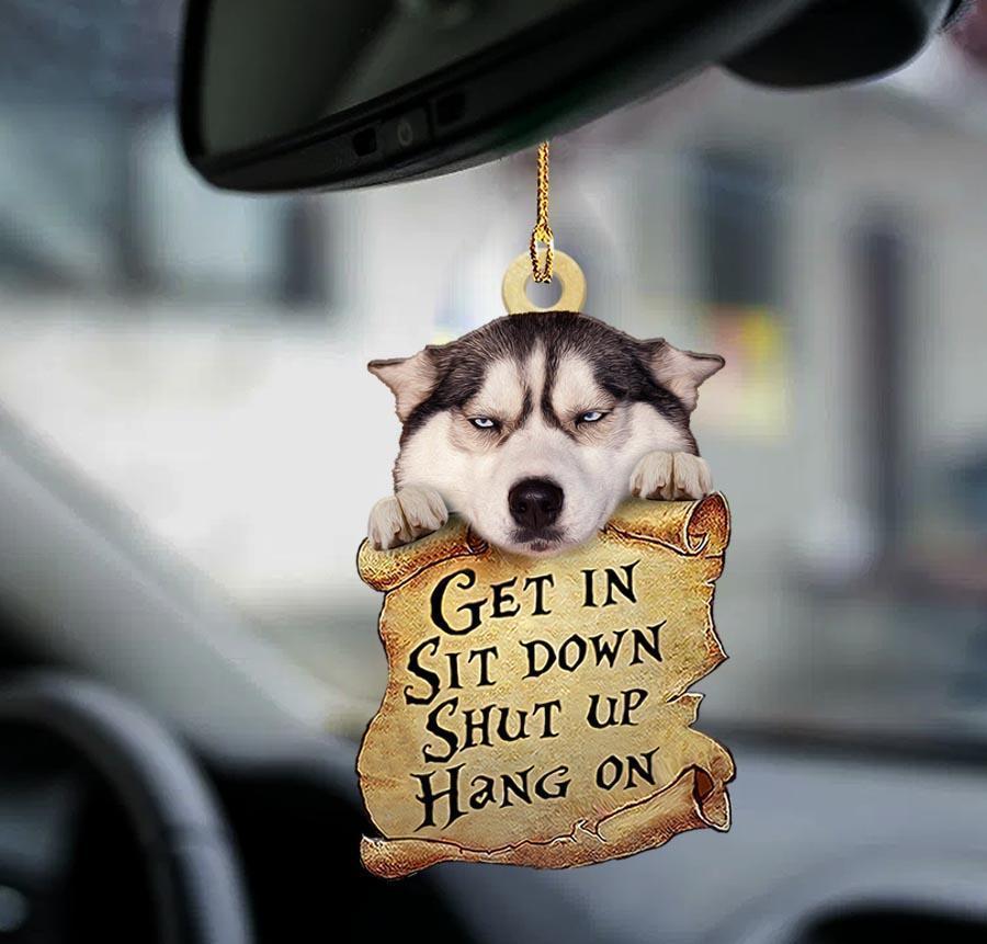 Car Pendant Sleeping Dog Angel Home Decor Acrylic Showcase Hanging Ornaments For Doors