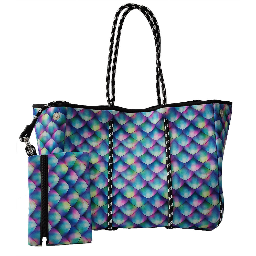 Women's Large Capacity Printed Travel Shoulder Bag