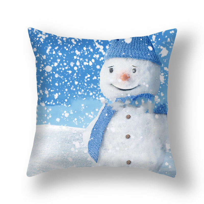 Christmas Pillowcase Cute Snowman Ins