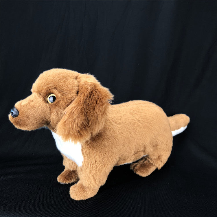 Simulation Dachshund Plush Toy Puppy Doll