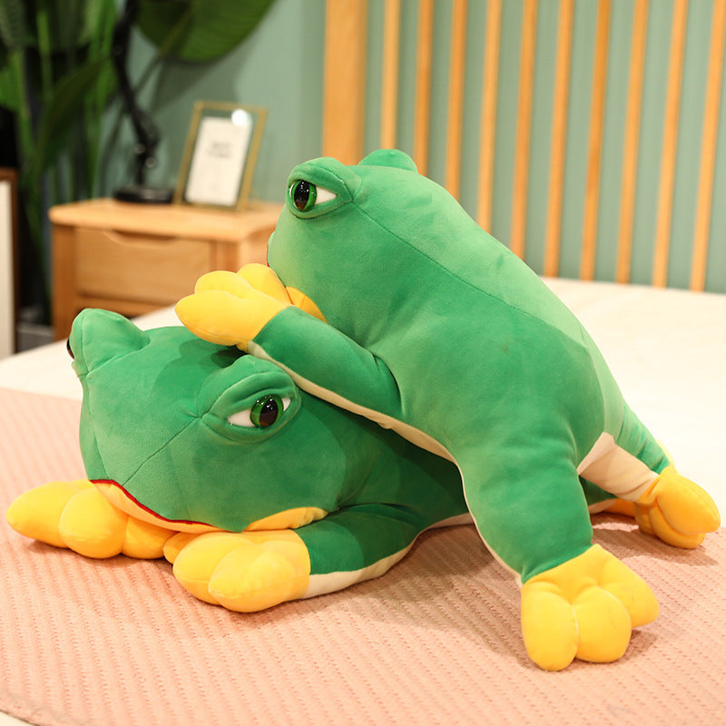 Simulation Frog Plush Toy Sleeping Rag Doll