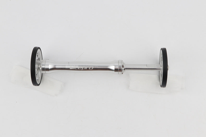 Small Cloth Folding Bike Modified Aluminum Alloy Easy Wheel Extension Rod Litepro Telescopic Rod Easy Wheel
