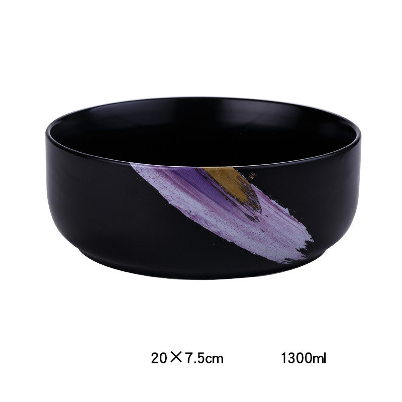 Creative Nordic Personality Simple Ceramic Western Food Bowl