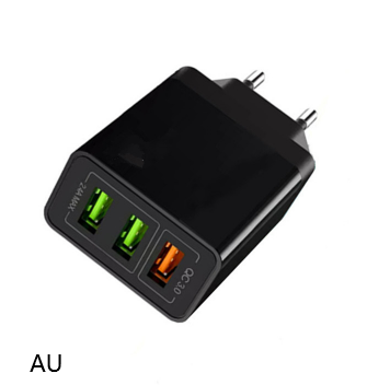 Multi-port Qualcomm Quick Charge European Standard Charger