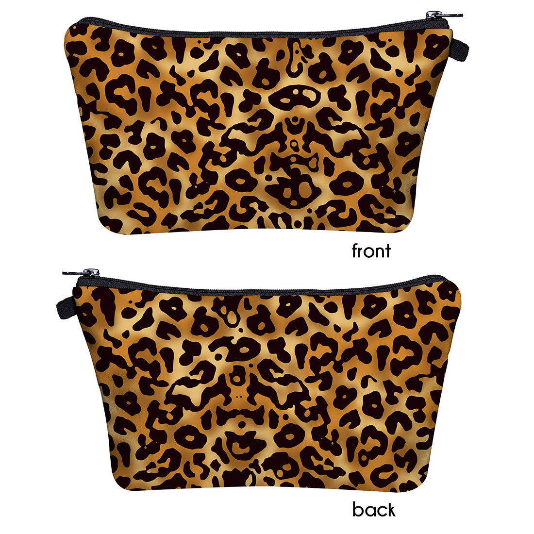 Color Leopard Print 3d Digital Printing Storage Washing Bag Bag Ladies Clutch