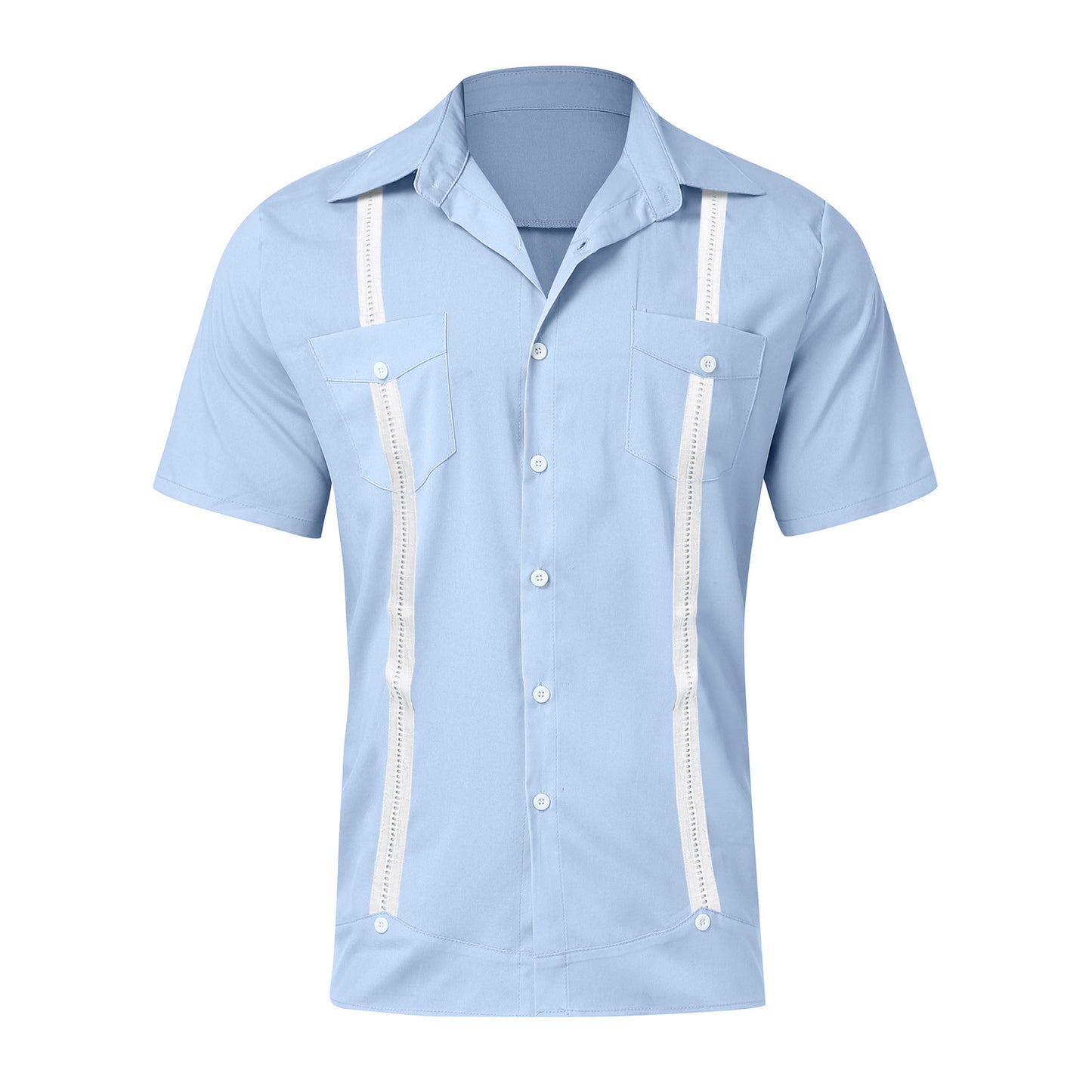 Men's Shirt Casual Short Sleeved