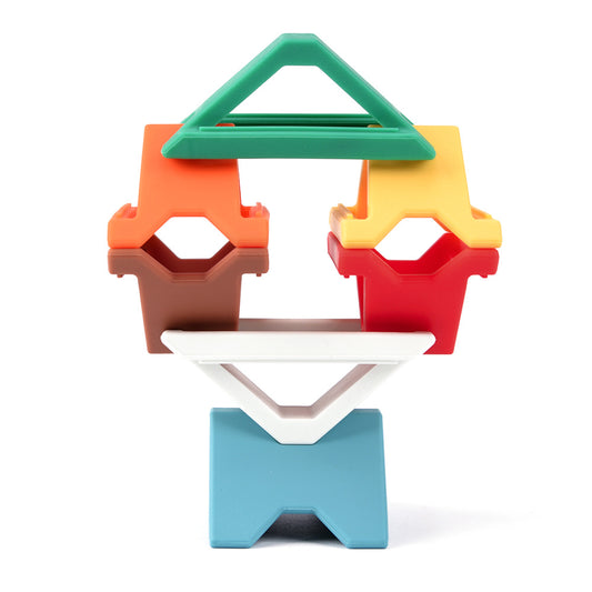 Silicone Jenga Building Blocks Children's Toys Early Education