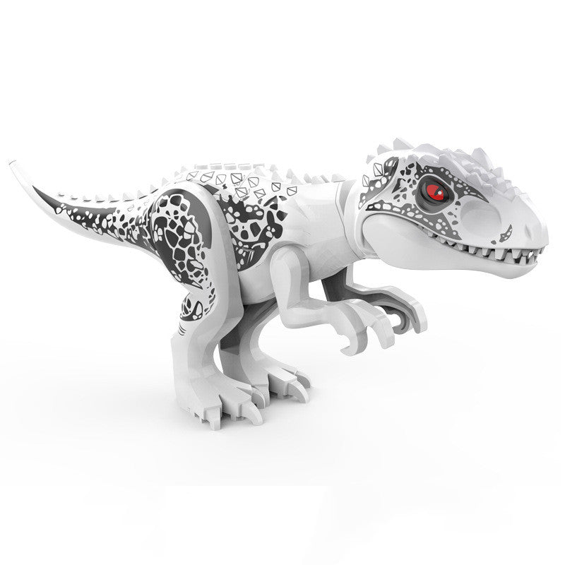 Jurassic Colorful Dinosaur Building Blocks Children's Puzzle Assembling And Inserting Boy Toys