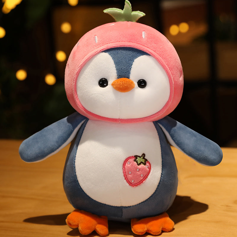 Fruit Penguin Big Pillow Cute Doll