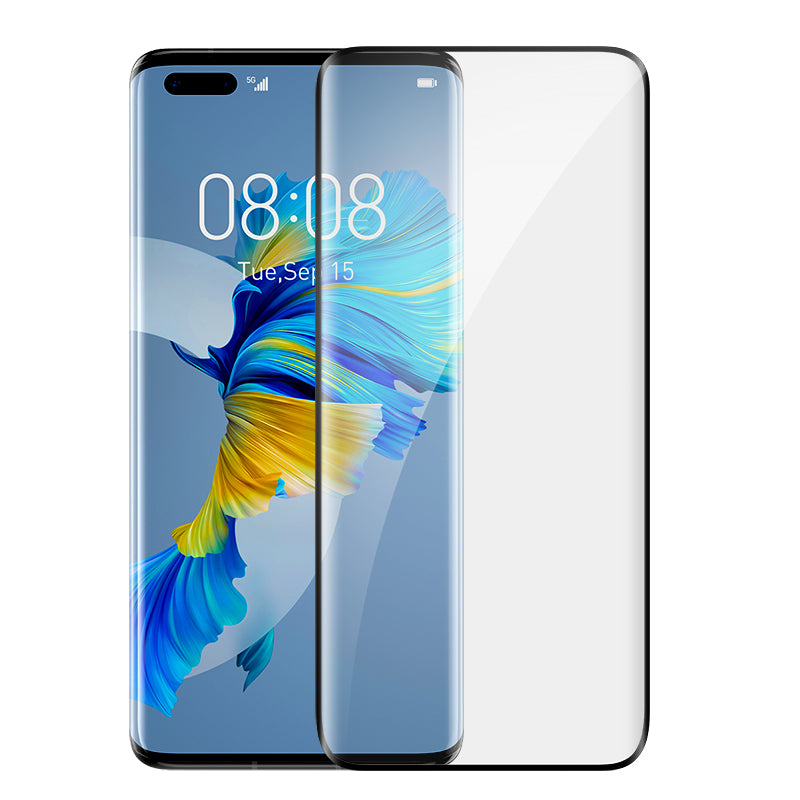 Full Screen Curved Full Adhesive Tempered Film For Mate40 Pro Single Pack Black